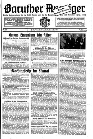 Baruther Anzeiger vom 28.11.1941