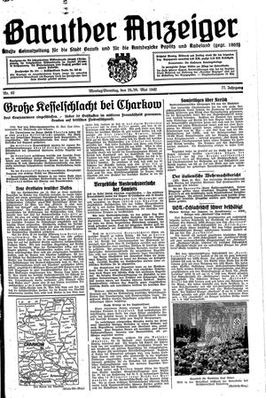 Baruther Anzeiger vom 25.05.1942