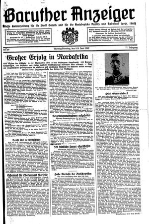 Baruther Anzeiger vom 08.06.1942