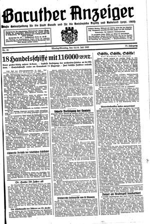 Baruther Anzeiger vom 13.07.1942