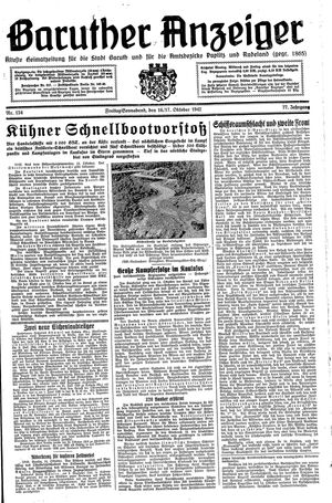 Baruther Anzeiger vom 16.10.1942