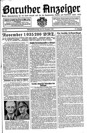 Baruther Anzeiger vom 02.12.1942