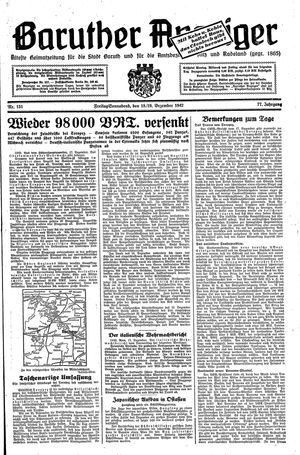 Baruther Anzeiger vom 18.12.1942