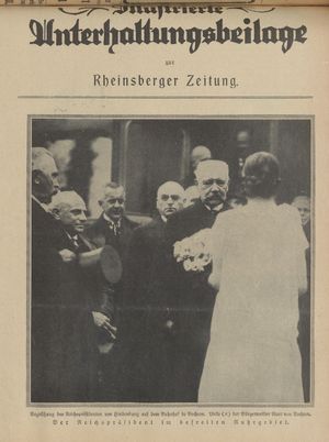 Rheinsberger Zeitung vom 26.09.1925