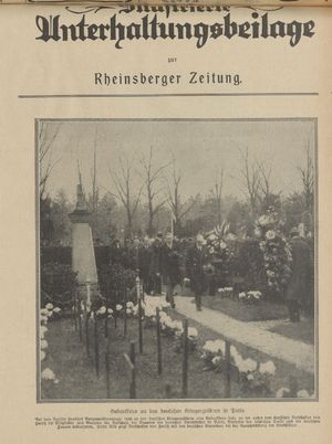 Rheinsberger Zeitung vom 14.11.1925