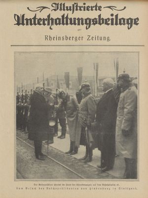 Rheinsberger Zeitung on Nov 21, 1925