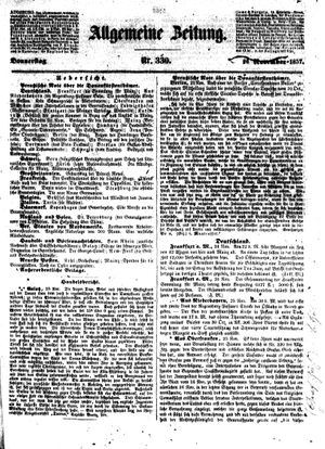 Allgemeine Zeitung vom 26.11.1857