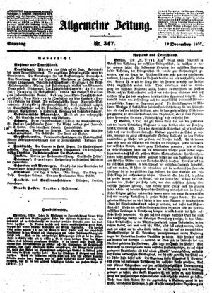 Allgemeine Zeitung vom 13.12.1857