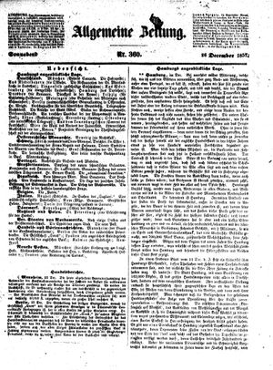 Allgemeine Zeitung vom 26.12.1857