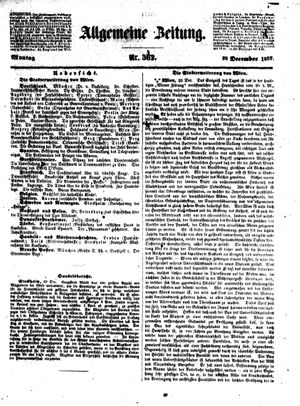 Allgemeine Zeitung vom 28.12.1857
