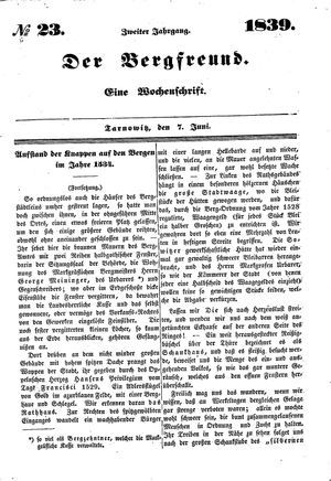Der Bergfreund on Jun 7, 1839