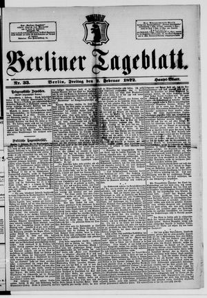 Berliner Tageblatt und Handels-Zeitung vom 02.02.1872