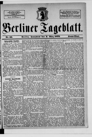 Berliner Tageblatt und Handels-Zeitung vom 02.03.1872