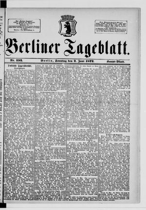 Berliner Tageblatt und Handels-Zeitung vom 02.06.1872