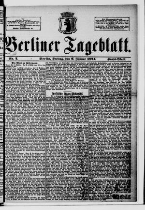 Berliner Tageblatt und Handels-Zeitung on Jan 9, 1874