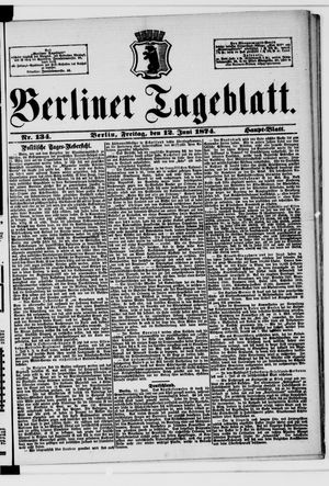 Berliner Tageblatt und Handels-Zeitung vom 12.06.1874