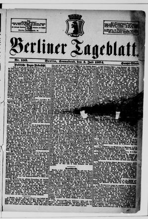 Berliner Tageblatt und Handels-Zeitung vom 04.07.1874