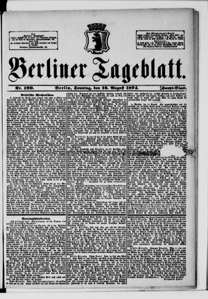 Berliner Tageblatt und Handels-Zeitung vom 16.08.1874