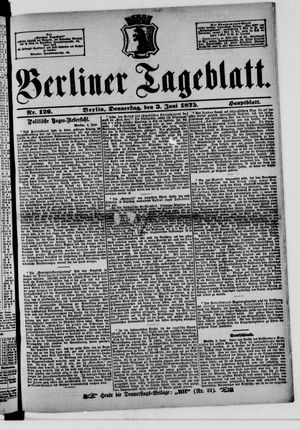 Berliner Tageblatt und Handels-Zeitung vom 03.06.1875
