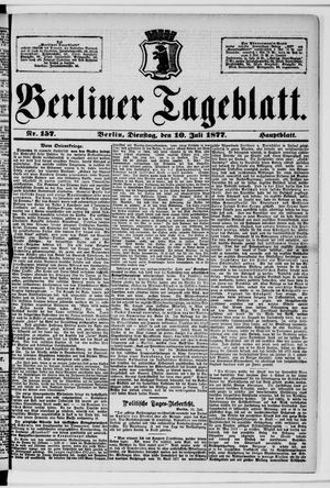 Berliner Tageblatt und Handels-Zeitung vom 10.07.1877