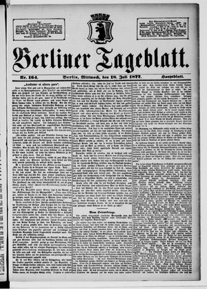 Berliner Tageblatt und Handels-Zeitung vom 18.07.1877