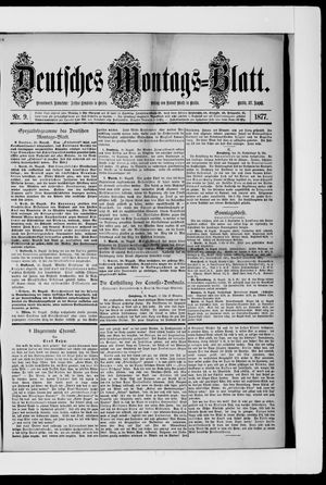 Berliner Tageblatt und Handels-Zeitung vom 27.08.1877