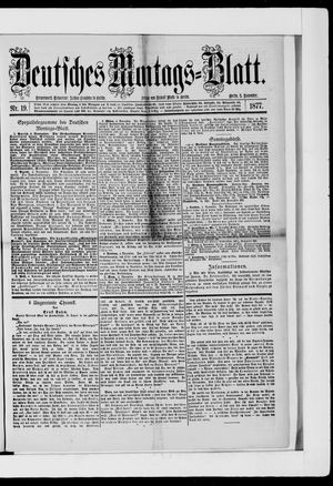 Berliner Tageblatt und Handels-Zeitung vom 05.11.1877