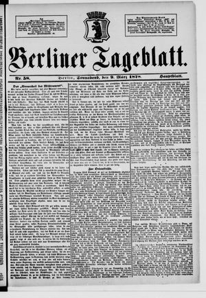 Berliner Tageblatt und Handels-Zeitung on Mar 9, 1878