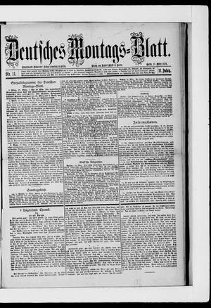 Berliner Tageblatt und Handels-Zeitung on Mar 18, 1878