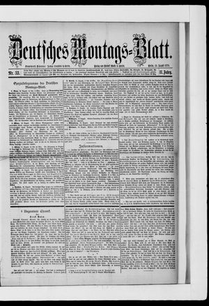 Berliner Tageblatt und Handels-Zeitung vom 19.08.1878