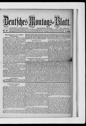 Berliner Tageblatt und Handels-Zeitung on Oct 7, 1878