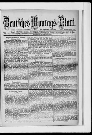 Berliner Tageblatt und Handels-Zeitung vom 04.11.1878