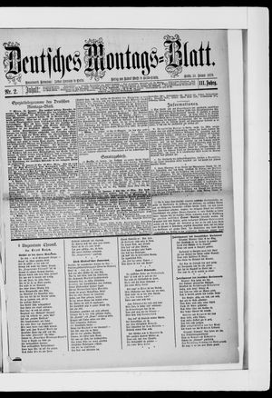 Berliner Tageblatt und Handels-Zeitung vom 13.01.1879