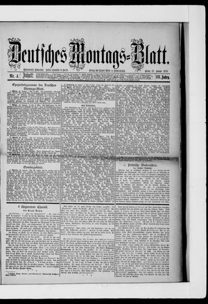 Berliner Tageblatt und Handels-Zeitung vom 27.01.1879