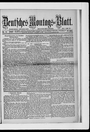 Berliner Tageblatt und Handels-Zeitung on May 5, 1879