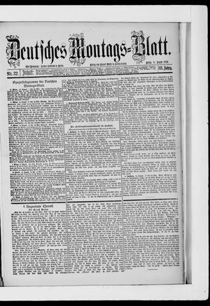 Berliner Tageblatt und Handels-Zeitung vom 11.08.1879