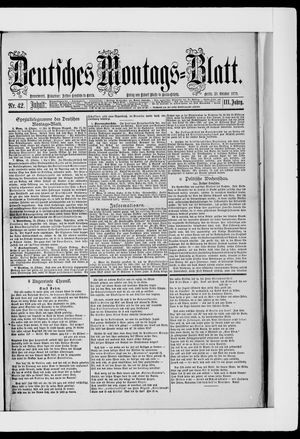 Berliner Tageblatt und Handels-Zeitung vom 20.10.1879