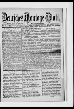 Berliner Tageblatt und Handels-Zeitung vom 08.12.1879