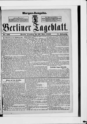 Berliner Tageblatt und Handels-Zeitung vom 23.03.1880