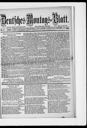 Berliner Tageblatt und Handels-Zeitung on Apr 26, 1880