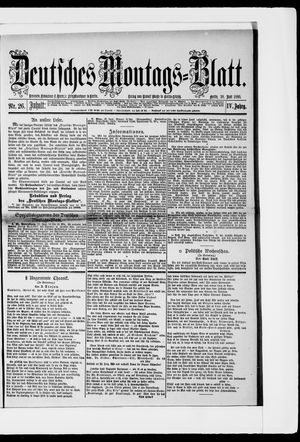 Berliner Tageblatt und Handels-Zeitung vom 28.06.1880
