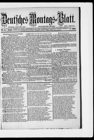 Berliner Tageblatt und Handels-Zeitung vom 02.08.1880