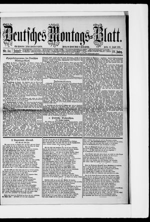 Berliner Tageblatt und Handels-Zeitung on Aug 23, 1880