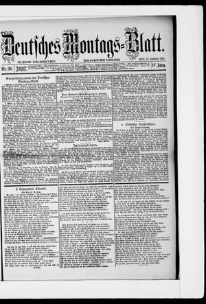 Berliner Tageblatt und Handels-Zeitung vom 20.09.1880