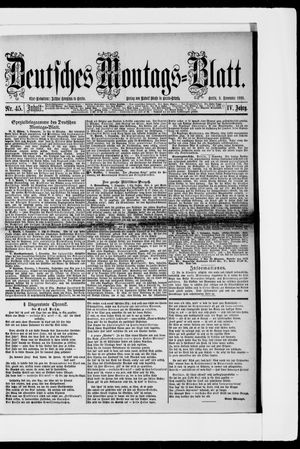 Berliner Tageblatt und Handels-Zeitung vom 08.11.1880