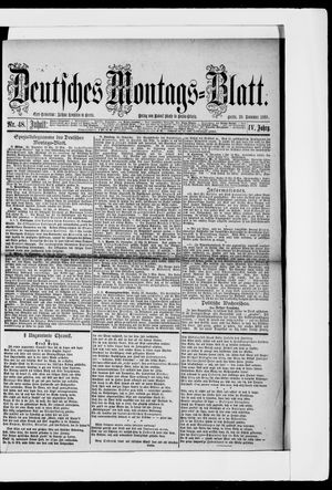 Berliner Tageblatt und Handels-Zeitung vom 29.11.1880