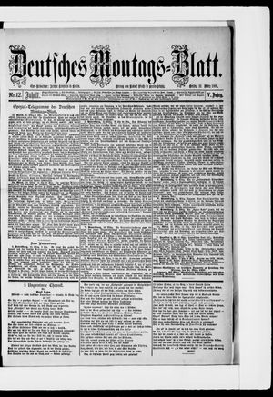Berliner Tageblatt und Handels-Zeitung vom 21.03.1881