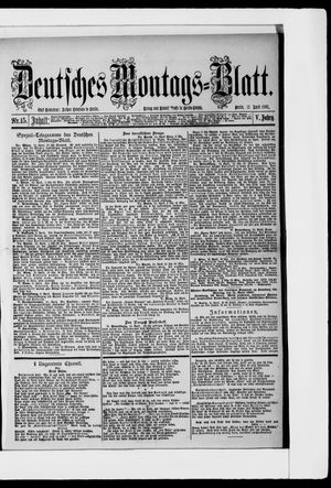 Berliner Tageblatt und Handels-Zeitung vom 11.04.1881