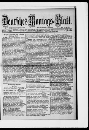 Berliner Tageblatt und Handels-Zeitung vom 30.05.1881