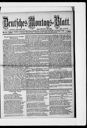 Berliner Tageblatt und Handels-Zeitung vom 20.06.1881